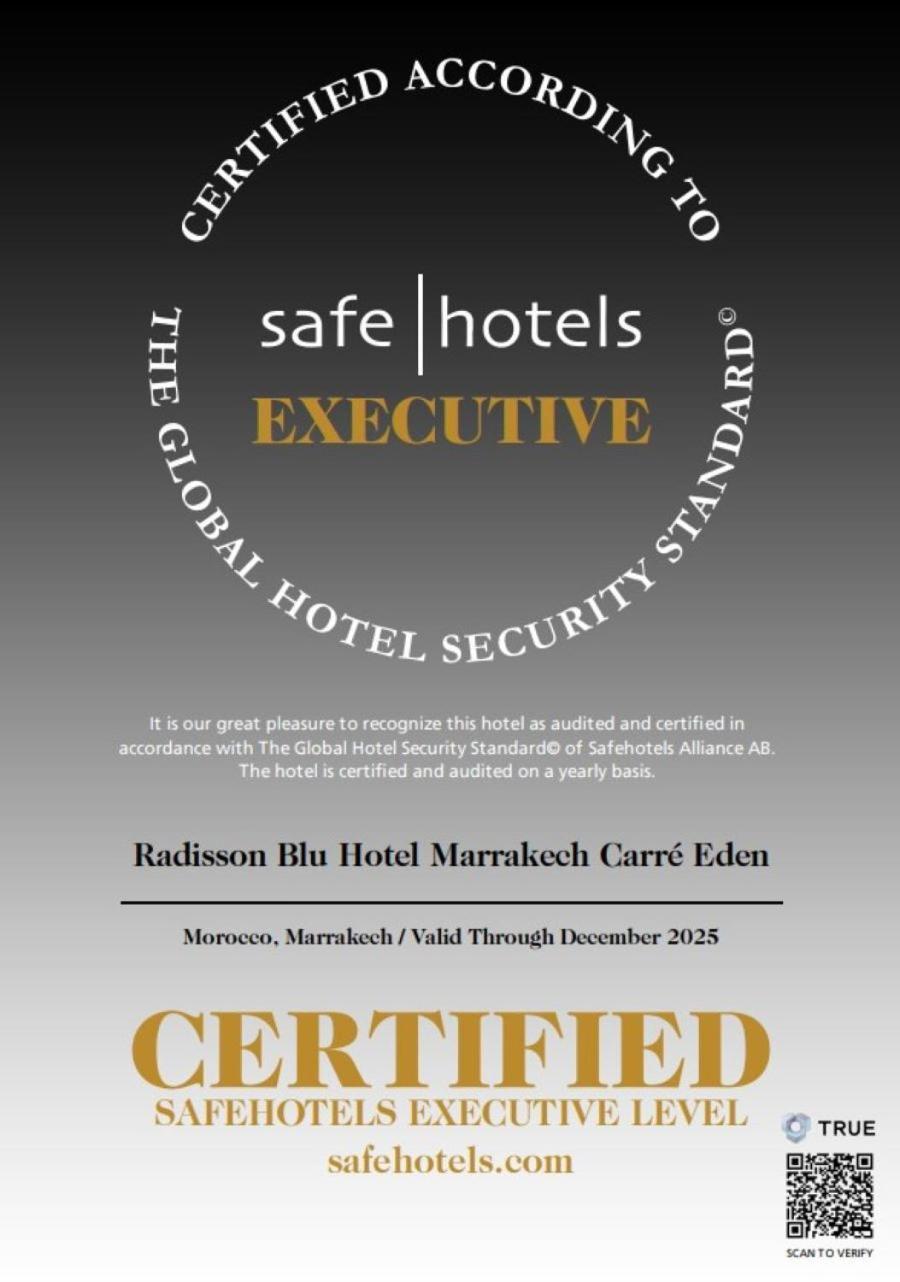 Radisson Blu Marrakech, Carre Eden Hotel Marrakesh Exterior photo
